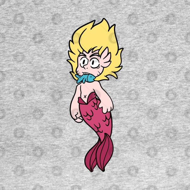 Merman with Fish by Get A Klu Comics